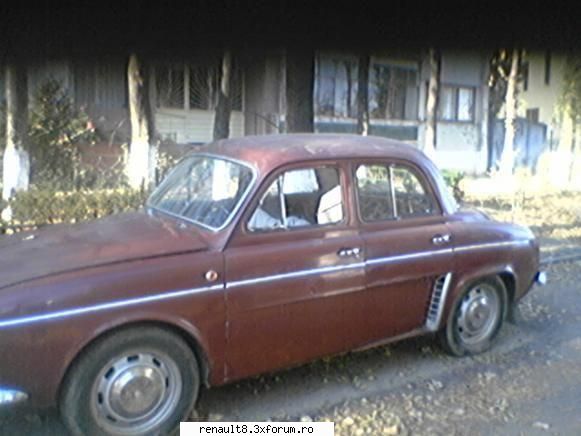 dunga neagra nu imi apartine , asa erau pozele in anunt renault dauphine gordini de vanzare