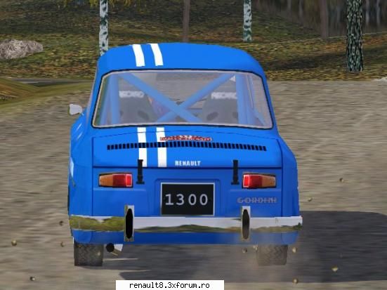 si din spate :d joc pc cu renault 8 gordini