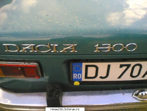 scris mare dacia 1300 din 1970