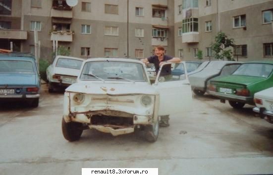 1991: prima mea masina, pe care am si lovit-o. :( poze vechi cu sutici